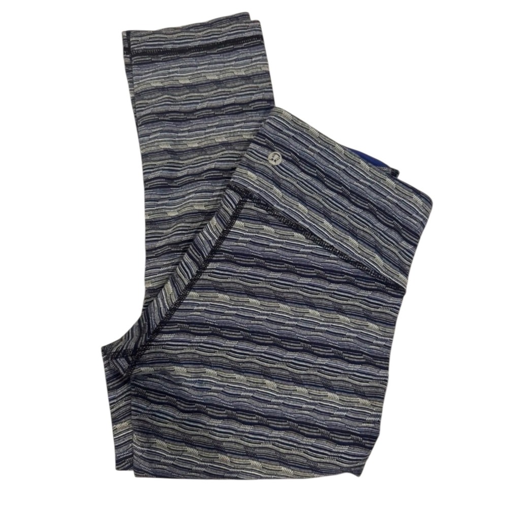 lululemon athletica Blue Patterned Leggings
